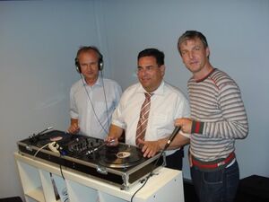 Roland Mair und Herbert Woerlein in einer Übungstunde mit Steffen Richter